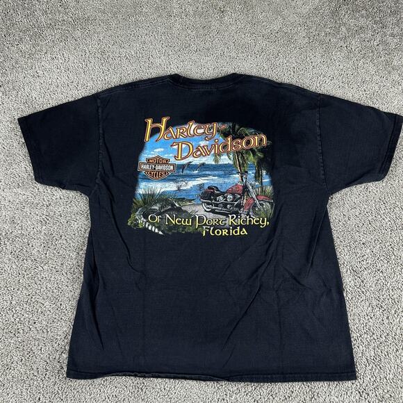 Harley-Davidson Other - Harley-Davidson Shirt Mens XL Black Ride Free Ride On Florida Beach Motorcycle